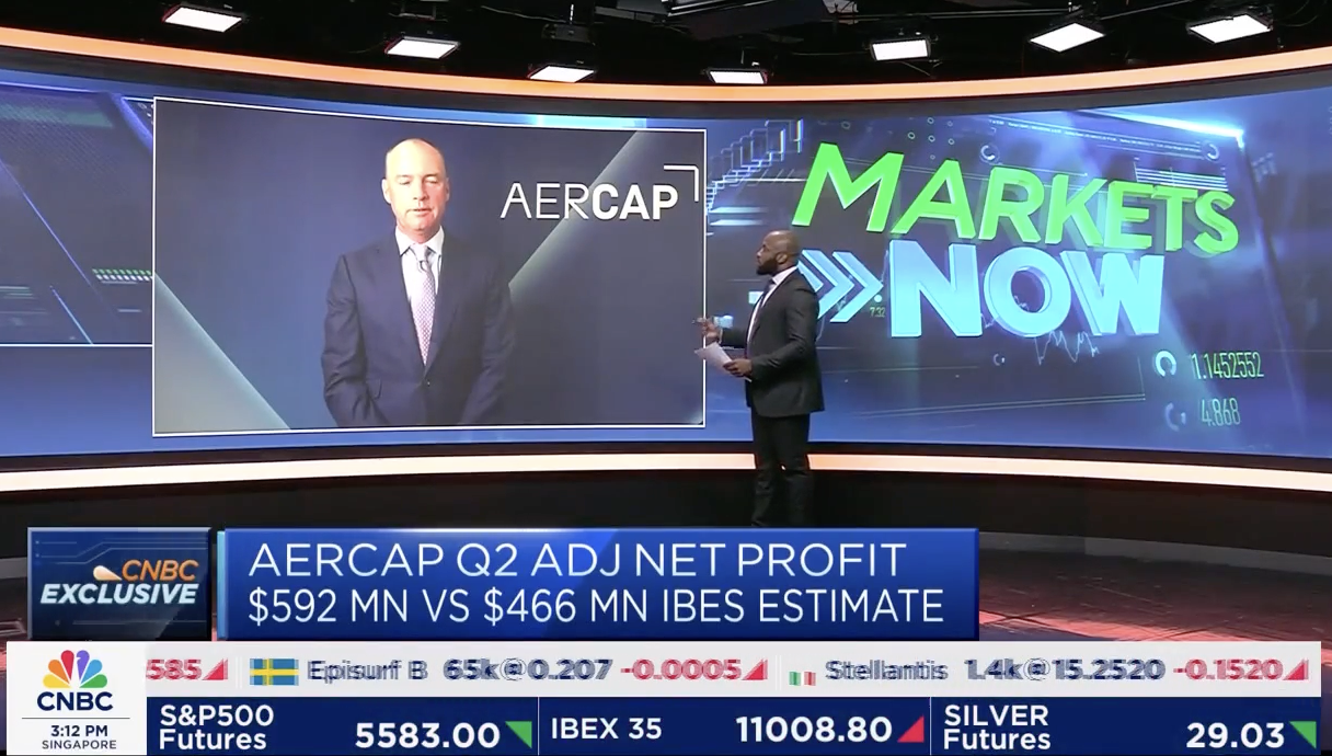 AENGUS KELLY, CEO OF AERCAP, SPEAKS TO CNBC'S ‘SQUAWK BOX’ EUROPE