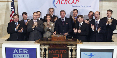 AerCap team at the NYSE Bell Ceremony.
