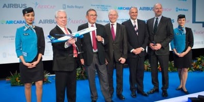AerCap Delivers First of Three New Airbus A350 XWB Aircraft to Air Caraïbes